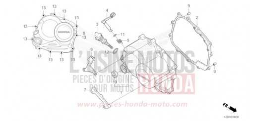 RIGHT CRANKCASE COVER CRF125FBS de 2025